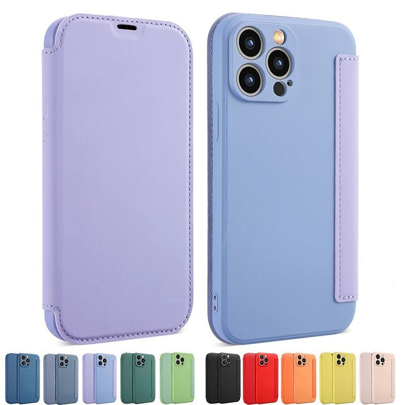 Bunte Kunstleder Klapp Hülle/Flip Case für iPhone 16-Serie | ZITOCASES®