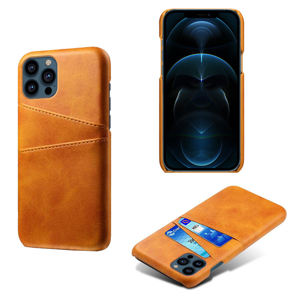 Kunstleder Optik Hülle/Case mit Kartenfach für iPhone 13, 14, 15, 16-Serie | ZITOCASES®