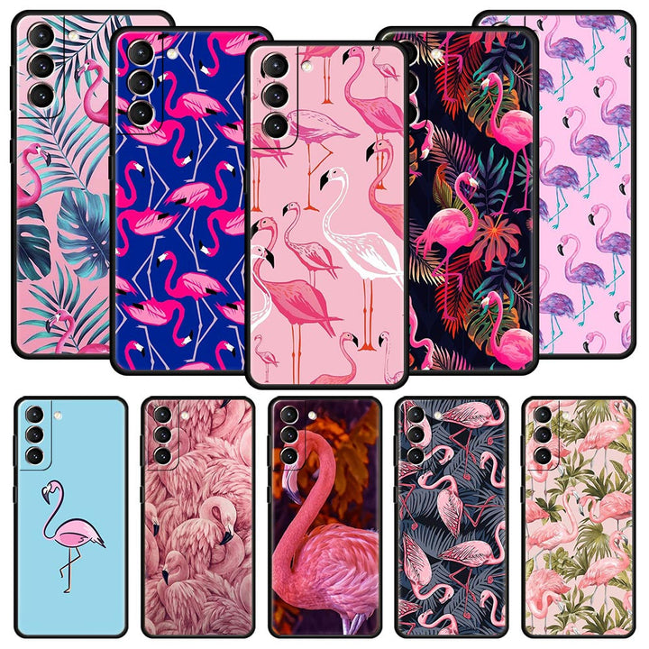 Flamingo Motive Soft Hülle/Case für Samsung Galaxy S23, S22, S21-Serie | ZITOCASES®