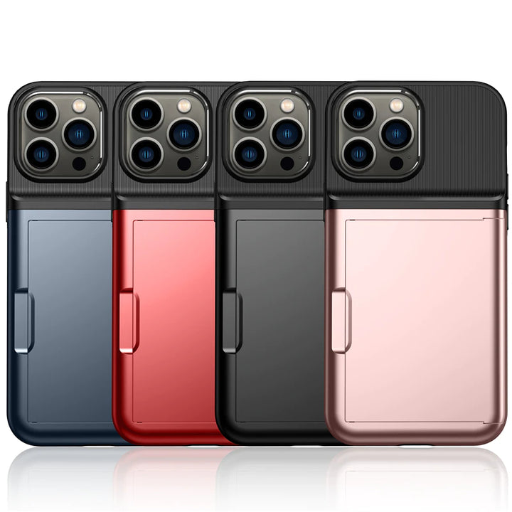 Extra dünne Kartenfach Silikon Hülle/Case für iPhone 16-Serie | ZITOCASES®