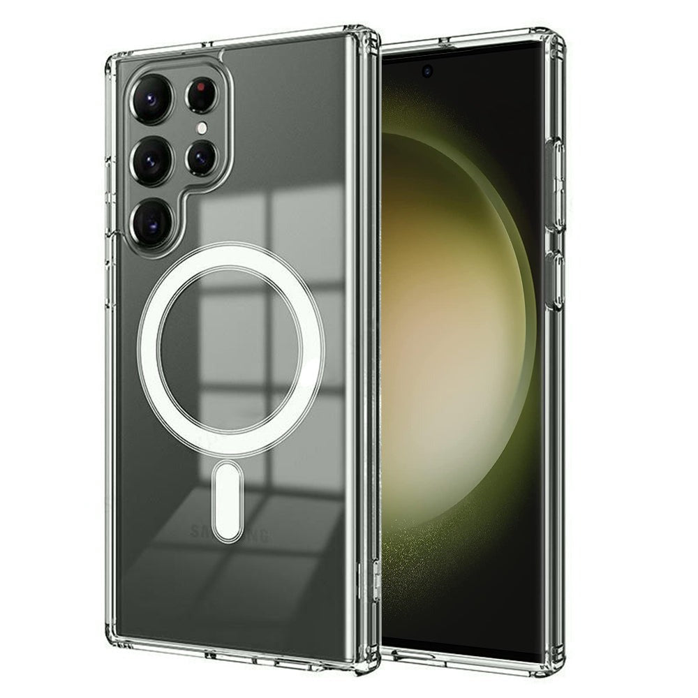 Magnetisch für Samsung Galaxy S24 Ultra Hülle kompatibel mit