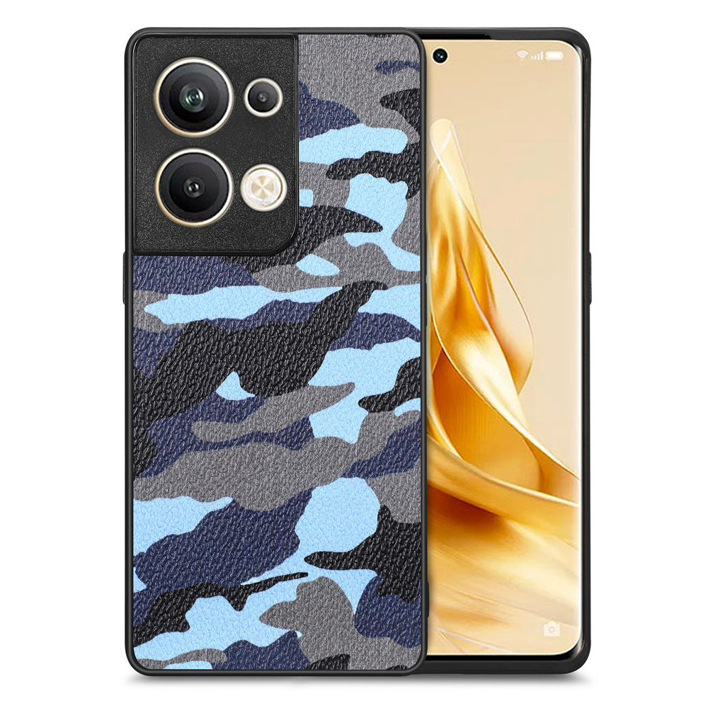 Kunstleder Camouflage/Tarnfarben Hülle/Case verschiedene Farben für Oppo Reno 12, 11, 10, A-Serie | ZITOCASES®