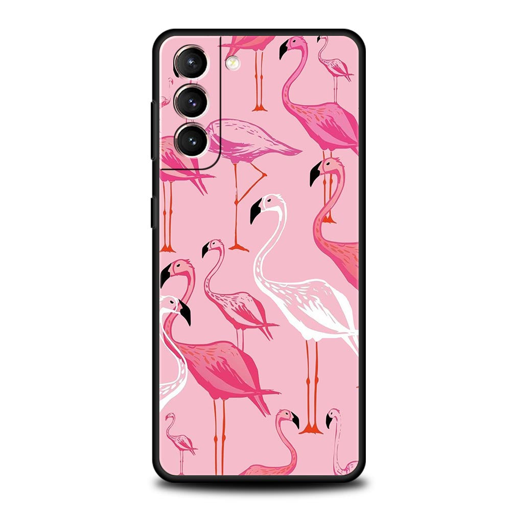 Flamingo Motive Soft Hülle/Case für Samsung Galaxy S25, S25 Plus, S25 Ultra, S24, S24 Plus, S24 Ultra, S24 FE, S23 FE, S23, S23 Plus, S23 Ultra, S22, S22 Plus, S22 Ultra, S21 FE, S21, S21 Plus, S21 Ultra, S20, S20 Plus, S20 Ultra | ZITOCASES®