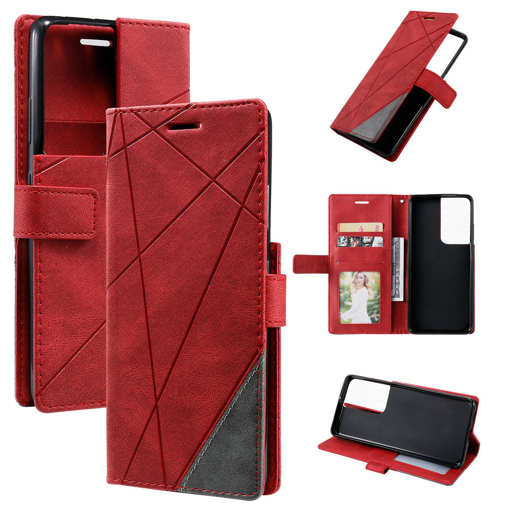 Zweifarbige Kunstleder Klapp Hülle/Flip Case für Samsung Galaxy S25, S25 Plus, S25 Ultra, S24, S24 Plus, S24 Ultra, S24 FE, S23 FE, S23, S23 Plus, S23 Ultra, S22, S22 Plus, S22 Ultra, S21 FE, S21, S21 Plus, S21 Ultra, S20, S20 Plus, S20 Ultra | ZITOCASES®