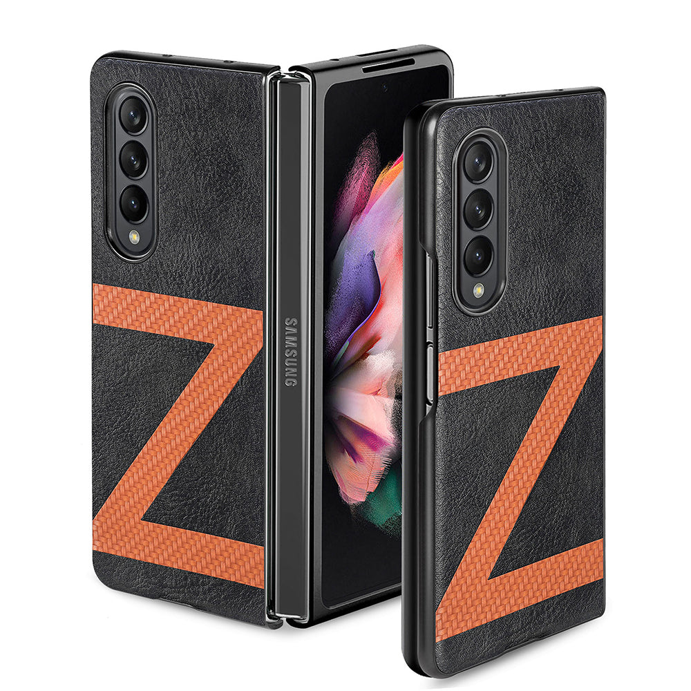 Elegante Kunstleder Z-Motiv Hülle/Case für Samsung Galaxy Z Fold 6, 5, 4, 3, 2 | ZITOCASES®