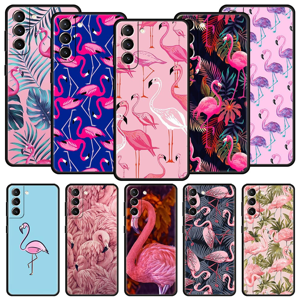 Flamingo Motive Soft Hülle/Case für Samsung Galaxy S25, Note-Serie | ZITOCASES®