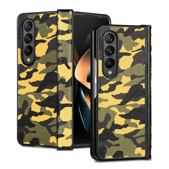 Kunstleder Camouflage/Tarnfarben Hülle/Case für Samsung Galaxy Z Fold 6, 5, 4, 3, 2 | ZITOCASES®