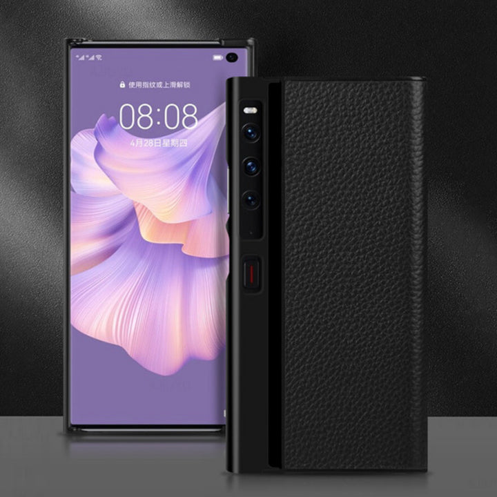 Edle Kunstleder Hülle/Case verschiedene Farben für Huawei Mate X5, X3, XS 2, XS, X2, X | ZITOCASES®