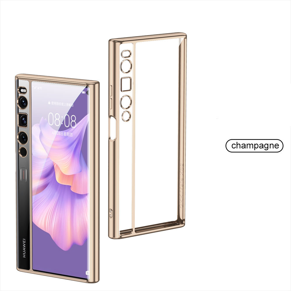 Transparente/Chrom Plastik Hülle/Case verschiedene Farben für Huawei Mate X5, X3, XS 2, XS, X2, X | ZITOCASES®