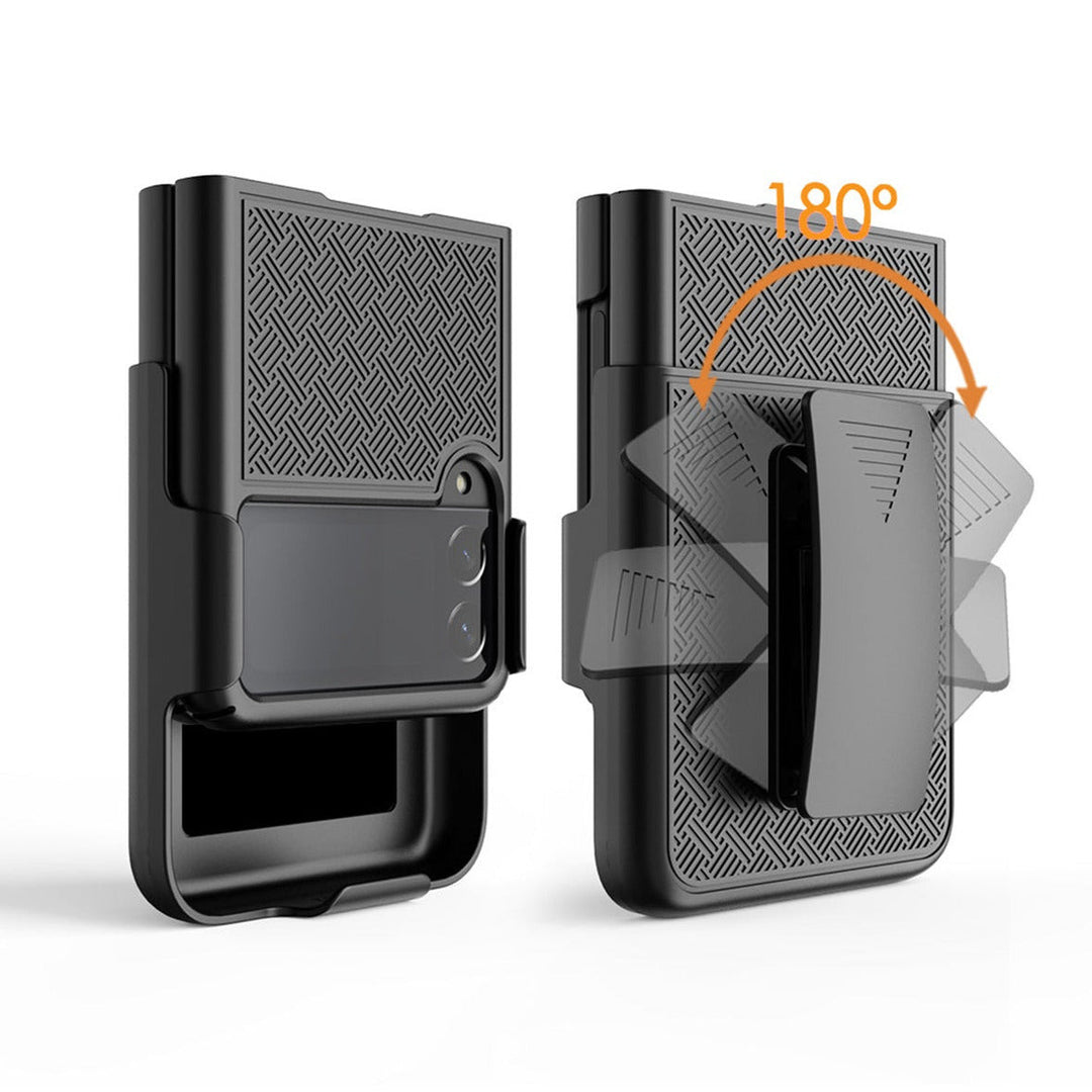 Zweiteilige Outdoor Hülle/Case inkl. Clip/Auflage für Samsung Galaxy Z Flip 6, 5, 4, 3 | ZITOCASES®