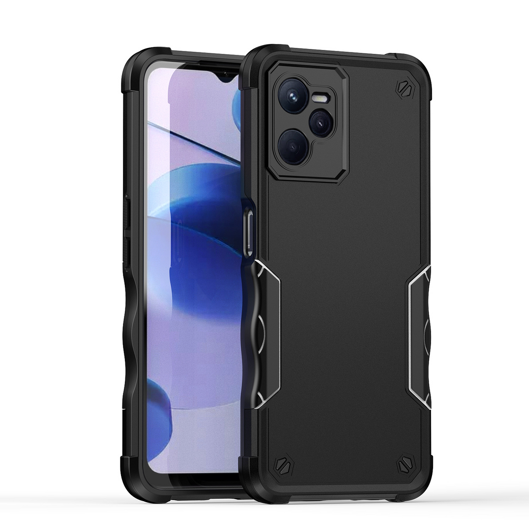 Zweifarbige Stoßfeste Silikon Hülle/Case für Realme 12, C-Serie | ZITOCASES®