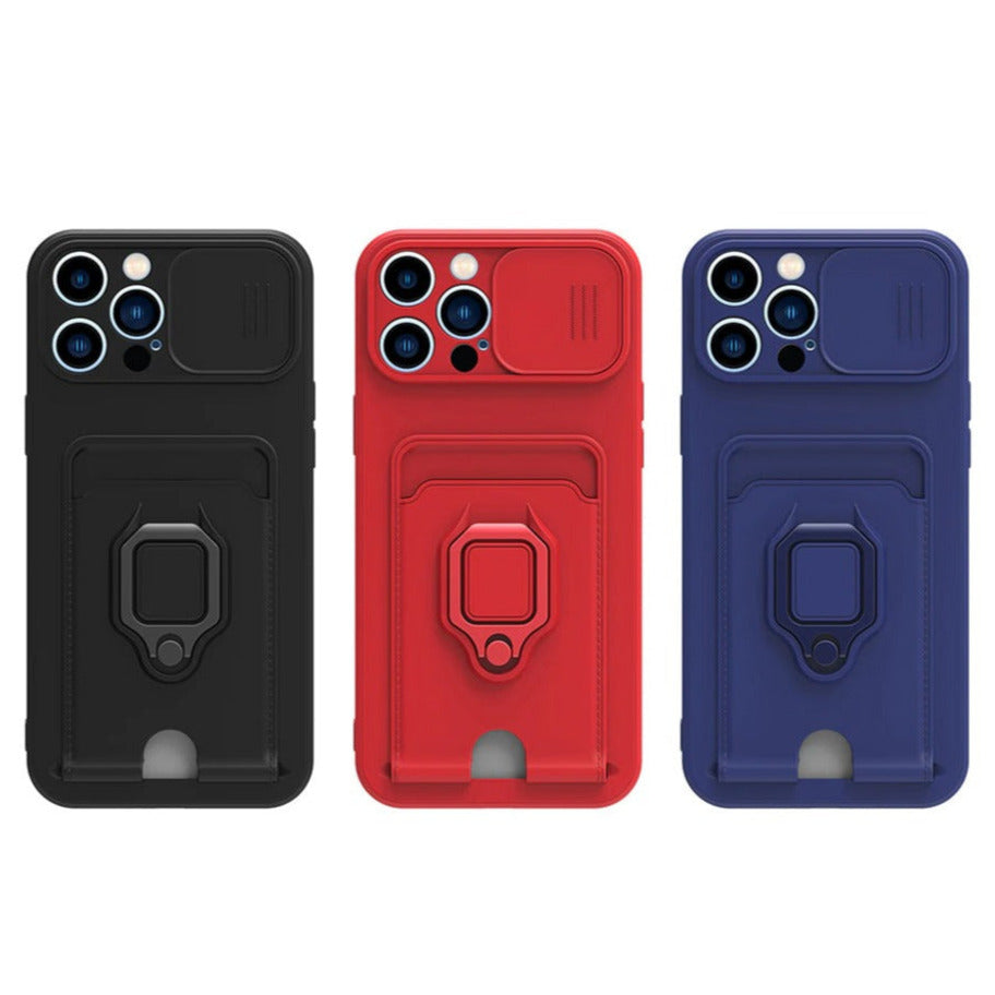 Kamera Schutz/Kartenfach Silikon Hülle/Case zum Umhängen (inkl. Kordel) für iPhone 16, 16 Plus, 16 Pro, 16 Pro Max, 15, 15 Plus, 15 Pro, 15 Pro Max, 14, 14 Plus, 14 Pro, 14 Pro Max, 13, 13 Pro, 13 Pro Max, 13 Mini, 12, 12 Pro, 12 Pro Max, 12 Mini, SE, 11 | ZITOCASES®