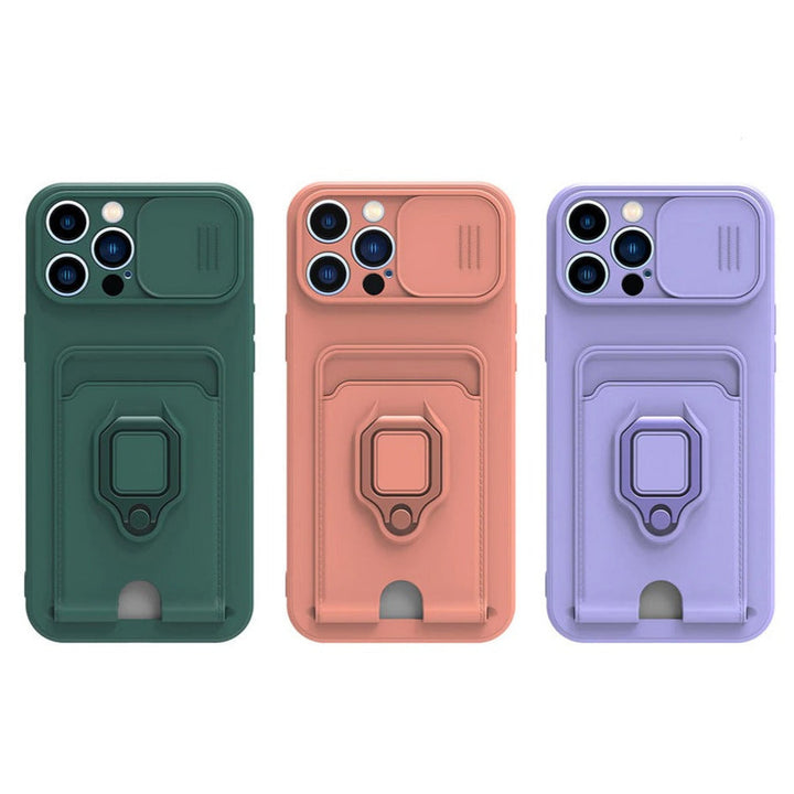 Kamera Schutz/Kartenfach Silikon Hülle/Case zum Umhängen (inkl. Kordel) für iPhone 16, 15, 14, 13-Serie | ZITOCASES®