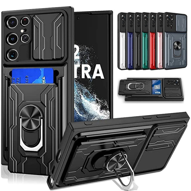 Kamera Schutz Outdoor/Magnet Hülle/Case mit Kartenfach für Samsung Galaxy S25, S25 Plus, S25 Ultra, S24, S24 Plus, S24 Ultra, S24 FE, S23 FE, S23, S23 Plus, S23 Ultra, S22, S22 Plus, S22 Ultra, S21 FE, S21, S21 Plus, S21 Ultra, S20, S20 Plus, S20 Ultra | ZITOCASES®