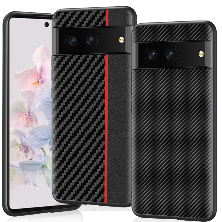 Carbon/Kunstleder Soft Hülle/Case für Google Pixel 9, 9 Pro, 9 Pro XL, 9A, 8, 8 Pro, 8A, 7, 7 Pro, 7A, 6, 6 Pro, 6A, 5, 4, 4 XL, 4A, 3 XL, 3A, 3A XL | ZITOCASES®