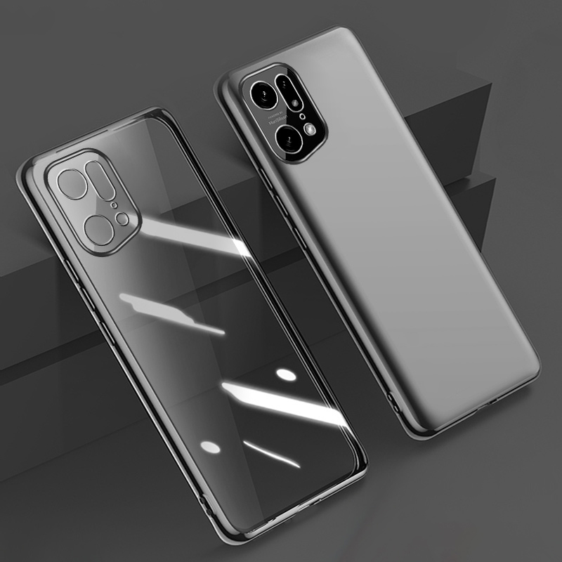 Transparent/Chrom Soft Hülle/Case verschiedene Farben für Oppo A, Reno 12, 11, 10, 9, 8-Serie | ZITOCASES®