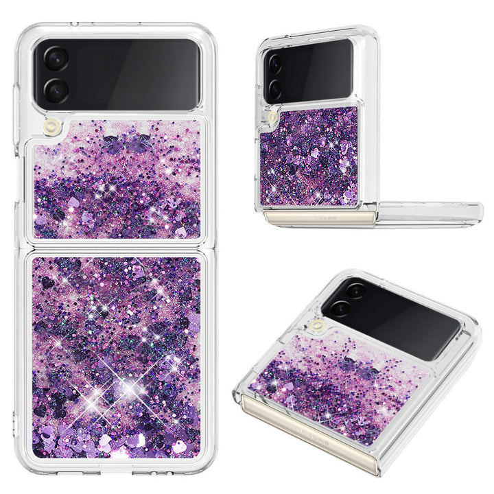 Liquid Schwimmende Glitzer Flakes Hülle/Case verschiedene Farben für Samsung Galaxy Z Flip 6, 5, 4, 3 | ZITOCASES®