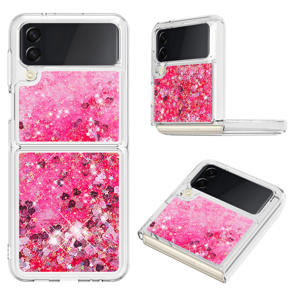 Liquid Schwimmende Glitzer Flakes Hülle/Case verschiedene Farben für Samsung Galaxy Z Flip 6, 5, 4, 3 | ZITOCASES®