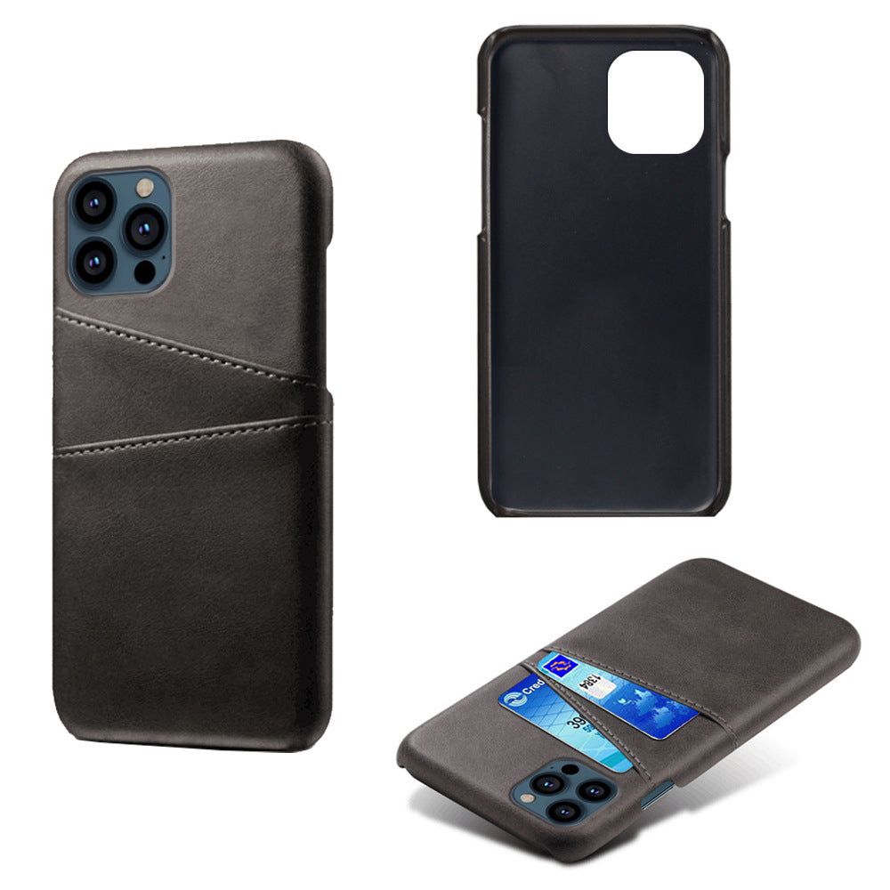 Kunstleder Optik Hülle/Case mit Kartenfach für iPhone 13, 14, 15, 16-Serie | ZITOCASES®