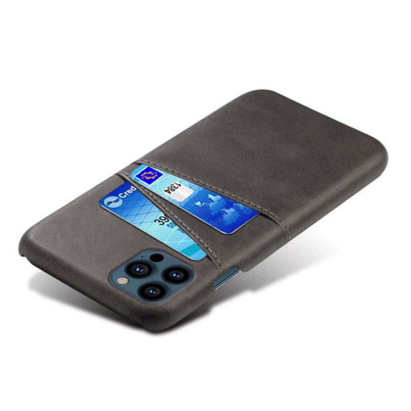 Kunstleder Optik Hülle/Case mit Kartenfach für iPhone 13, 14, 15, 16-Serie | ZITOCASES®