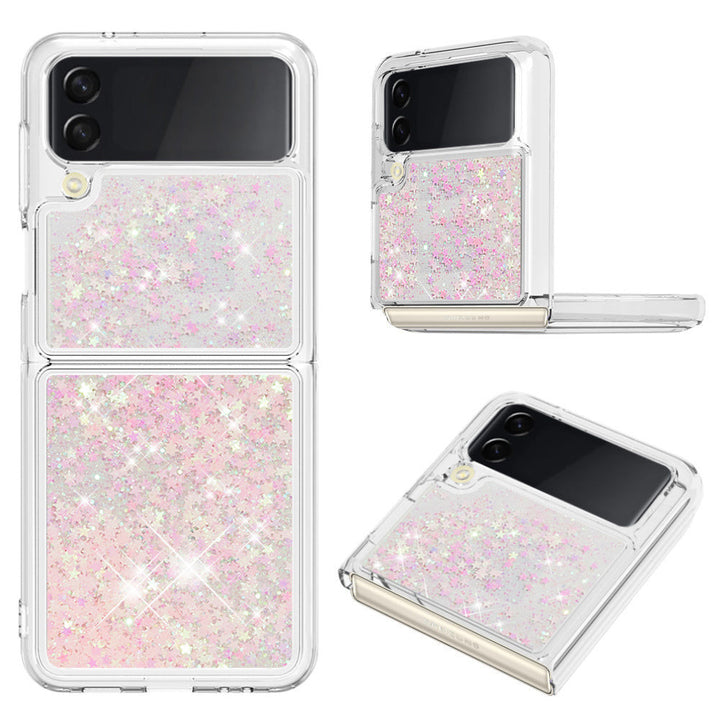 Liquid Schwimmende Glitzer Flakes Hülle/Case verschiedene Farben für Samsung Galaxy Z Flip 6, 5, 4, 3 | ZITOCASES®