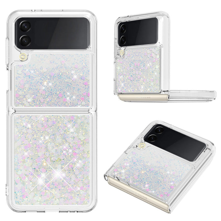 Liquid Schwimmende Glitzer Flakes Hülle/Case verschiedene Farben für Samsung Galaxy Z Flip 6, 5, 4, 3 | ZITOCASES®