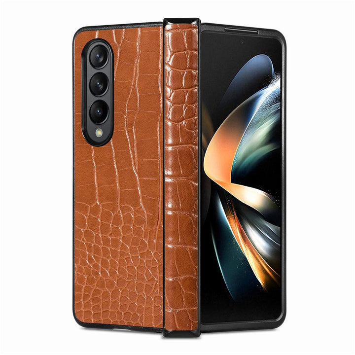 Krokodil-Leder Optik Hülle/Case für Samsung Galaxy Z Fold 6, 5, 4, 3, 2 | ZITOCASES®