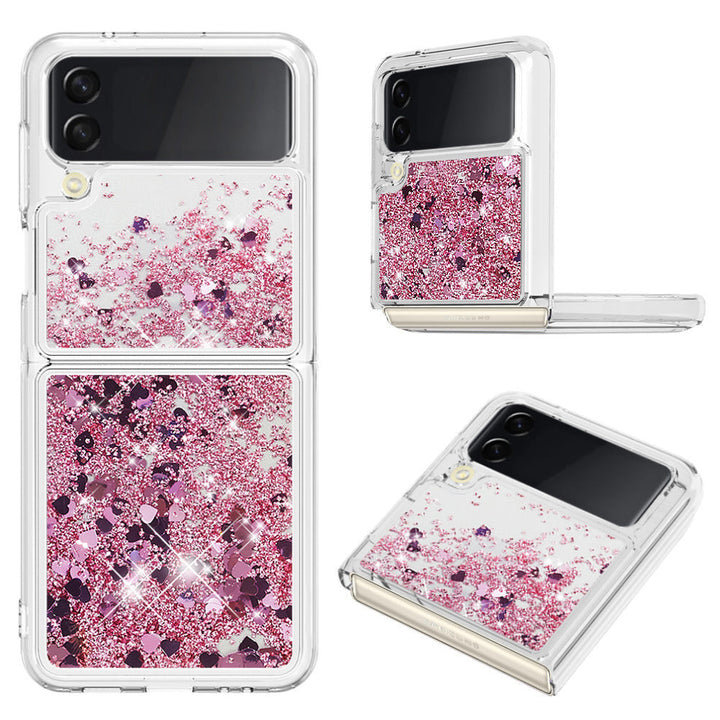 Liquid Schwimmende Glitzer Flakes Hülle/Case verschiedene Farben für Samsung Galaxy Z Flip 6, 5, 4, 3 | ZITOCASES®