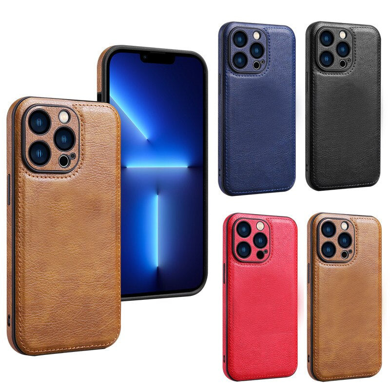 Elegante Kunstleder Soft Hülle/Case für iPhone 16-Serie | ZITOCASES®