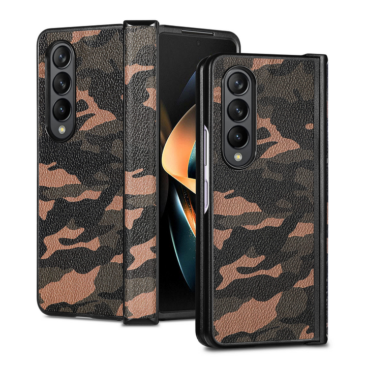 Kunstleder Camouflage/Tarnfarben Hülle/Case für Samsung Galaxy Z Fold 6, 5, 4, 3, 2 | ZITOCASES®