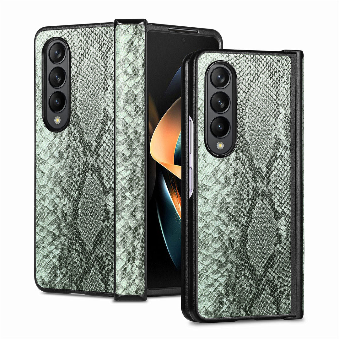 Schlangen-Leder Optik Hülle/Case für Samsung Galaxy Z Fold 6, 5, 4, 3, 2 | ZITOCASES®