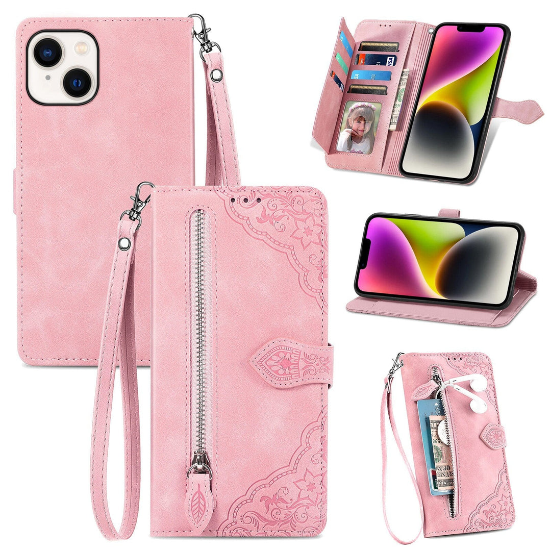 Orientalische Kunstleder Klapp Hülle/Flip Case für iPhone 16, 15, 14-Serie | ZITOCASES®