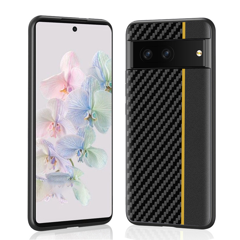 Carbon/Kunstleder Soft Hülle/Case für Google Pixel 9, 9 Pro, 9 Pro XL, 9A, 8, 8 Pro, 8A, 7, 7 Pro, 7A, 6, 6 Pro, 6A, 5, 4, 4 XL, 4A, 3 XL, 3A, 3A XL | ZITOCASES®