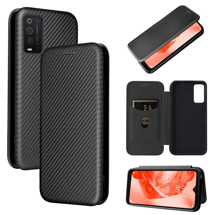 Kunstleder Carbon Klapp Hülle/Flip Case für Realme GT 6, Narzo, X-Serie | ZITOCASES®