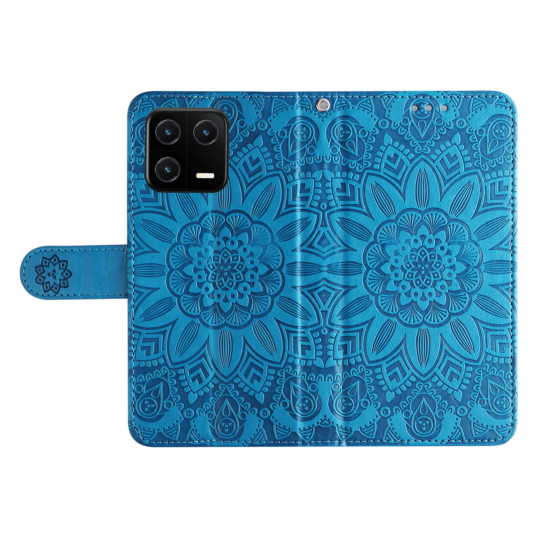 Mandala-Blumen Kunstleder Klapp Hülle/Flip Case für Xiaomi 15, 15 Pro, 15 Ultra, 14, 14 Pro, 14 Ultra, 14T, 14T Pro, 13, 13 Pro, 13 Lite, 13 Ultra, 13T, 13T Pro, 12, 12 Pro, 12X, 12 Lite, 12T, Redmi Note 14 Pro Plus, 14 Pro, 14, 13 Pro Plus | ZITOCASES®