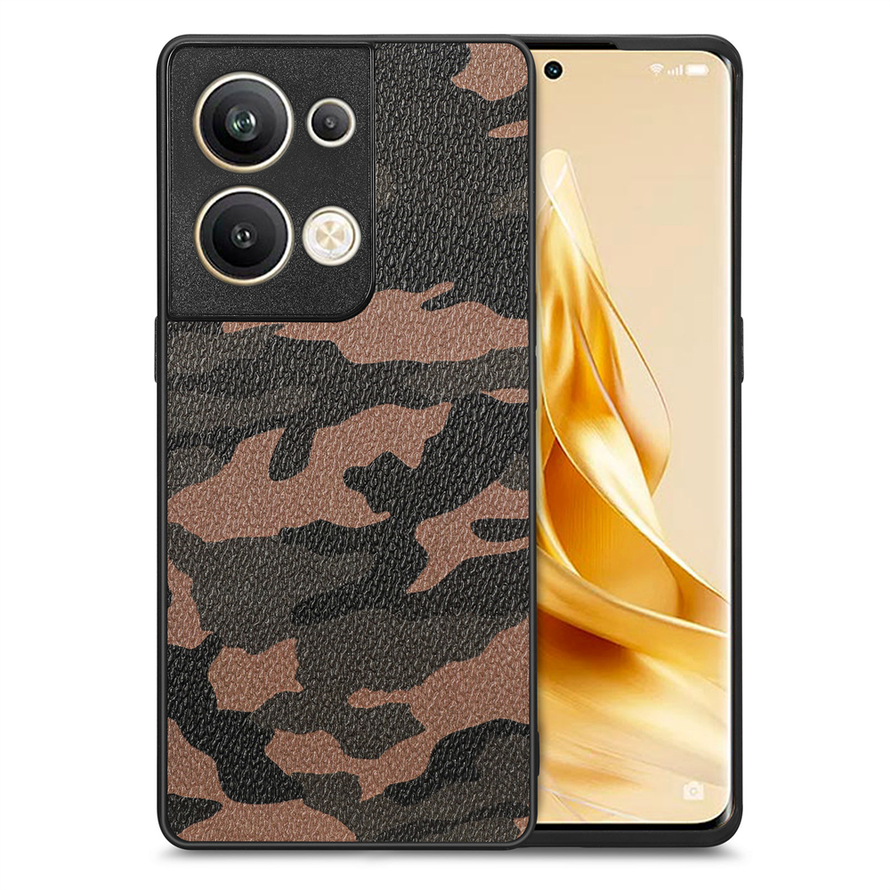 Kunstleder Camouflage/Tarnfarben Hülle/Case verschiedene Farben für Oppo Reno 12, 11, 10, A-Serie | ZITOCASES®