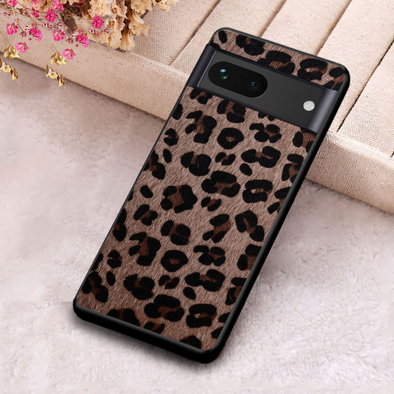 Weiche Stoff/Kunstfell Tierfell/Leopard Hülle/Case für Google Pixel 9, 9 Pro, 9 Pro XL, 9A, 8, 8 Pro, 8A, 7, 7 Pro, 7A, 6, 6 Pro, 6A, 5, 4, 4 XL, 4A, 3 XL, 3A, 3A XL | ZITOCASES®