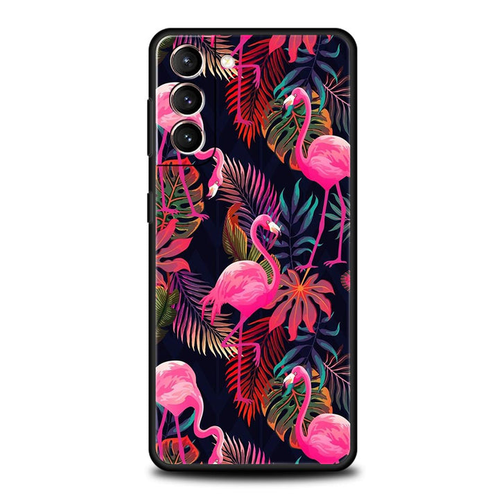 Flamingo Motive Soft Hülle/Case für Samsung Galaxy S23, S22, S21-Serie | ZITOCASES®