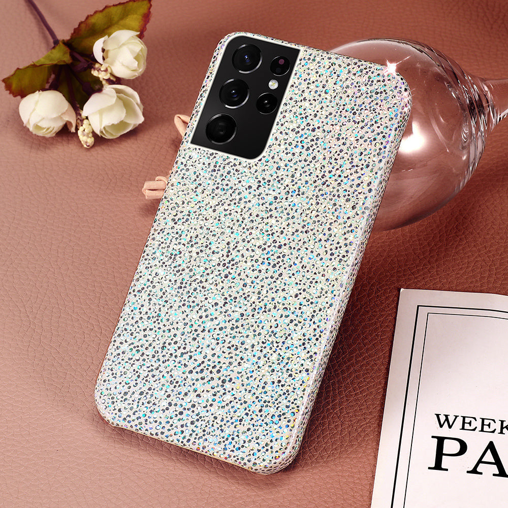 Glitzer Kunstleder Hülle/Case für Samsung Galaxy S24, S24 Plus, S24 Ultra, S24 FE, S23 FE, S23, S23 Plus, S23 Ultra, S22, S22 Plus, S22 Ultra, S21 FE, S21, S21 Plus, S21 Ultra, S20, S20 Plus, S20 Ultra, S20 FE, S10, Note 20 | ZITOCASES®