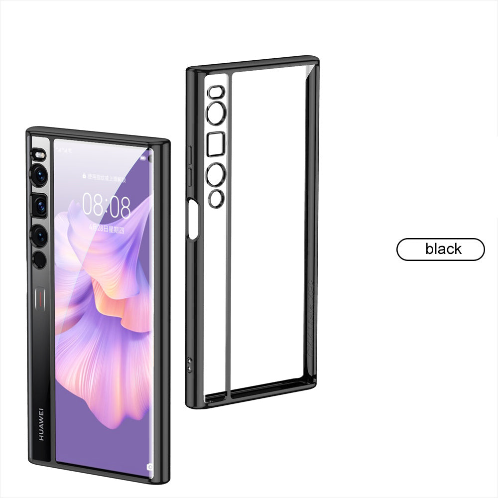 Transparente/Chrom Plastik Hülle/Case verschiedene Farben für Huawei Mate X5, X3, XS 2, XS, X2, X | ZITOCASES®