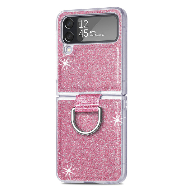 Bunte Glitzer/Ring Hülle/Case verschiedene Farben für Samsung Galaxy Z Flip 6, 5, 4, 3 | ZITOCASES®