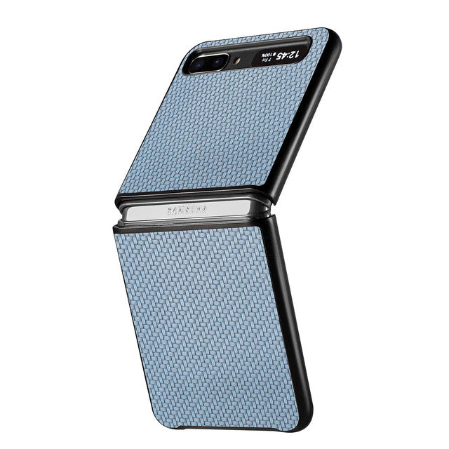 Carbon Optik Plastik Hülle/Case für Samsung Galaxy Z Flip 6, 5, 4, 3 | ZITOCASES®