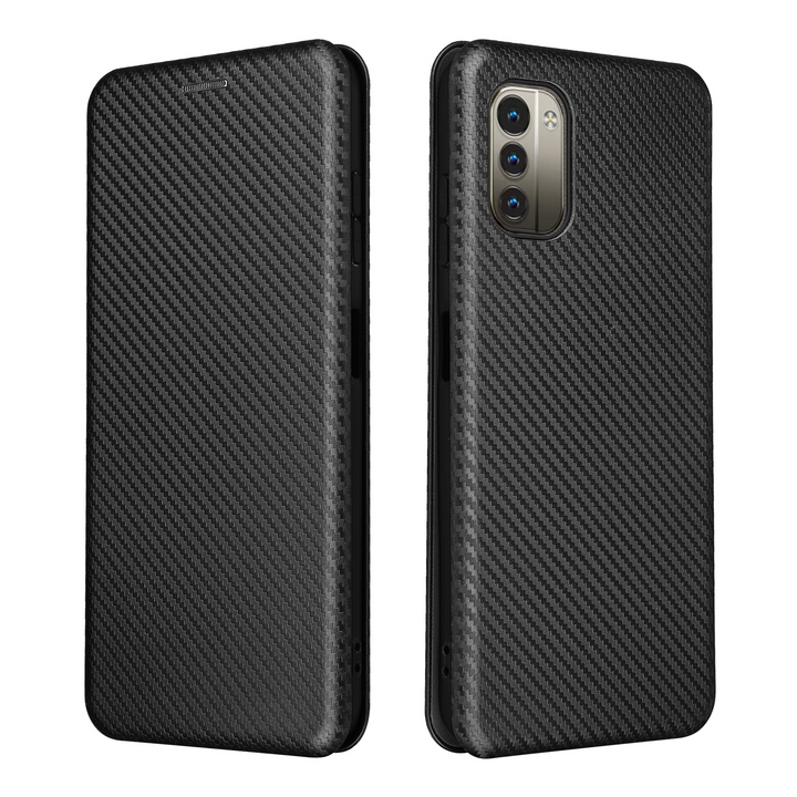 Kunstleder Carbon Klapp Hülle/Flip Case für Nokia X, G-Serie | ZITOCASES®