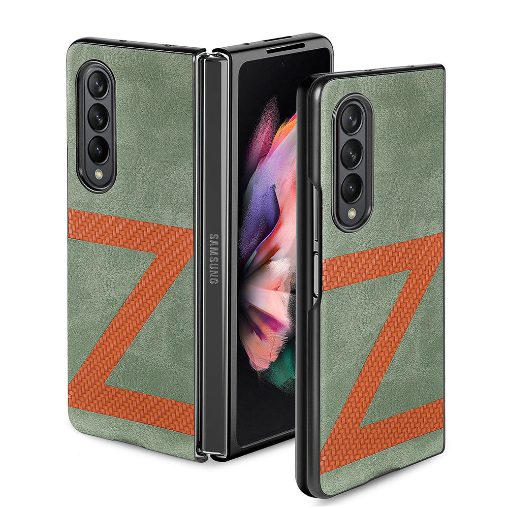 Elegante Kunstleder Z-Motiv Hülle/Case für Samsung Galaxy Z Fold 6, 5, 4, 3, 2 | ZITOCASES®