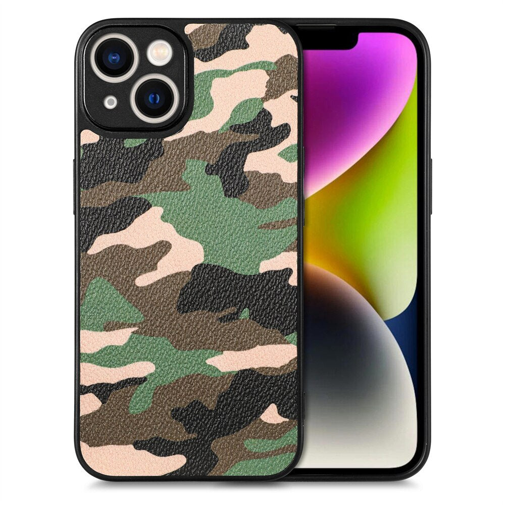 Kunstleder Camouflage/Tarnfarben Hülle/Case für iPhone 16, 16 Plus, 16 Pro, 16 Pro Max, 15, 15 Plus, 15 Pro, 15 Pro Max, 14, 14 Plus, 14 Pro, 14 Pro Max, 13, 13 Pro, 13 Pro Max, 13 Mini, 12, 12 Pro, 12 Pro Max, 12 Mini, SE, 11, 11 Pro, 11 Pro Max | ZITOCASES®