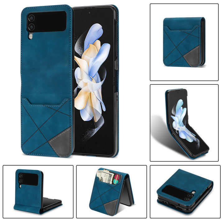 Kunstleder/Kartenfach Hülle/Case für Samsung Galaxy Z Flip 6, 5, 4, 3 | ZITOCASES®