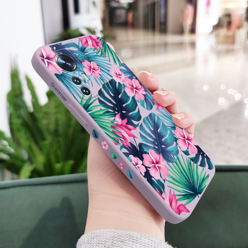 Sommer/Palmen Motiv Silikon Hülle/Case für Xiaomi Redmi Note 14-Serie | ZITOCASES®