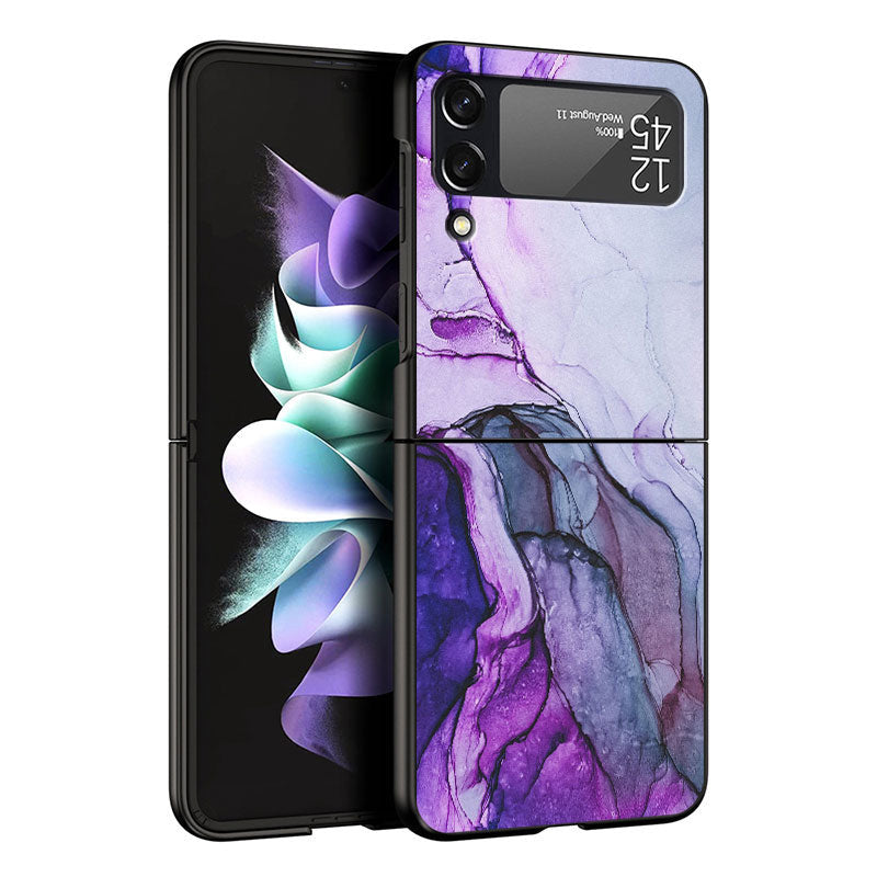 Marmor Optik Plastik Hülle/Case verschiedene Farben für Samsung Galaxy Z Flip 6, 5, 4, 3 | ZITOCASES®