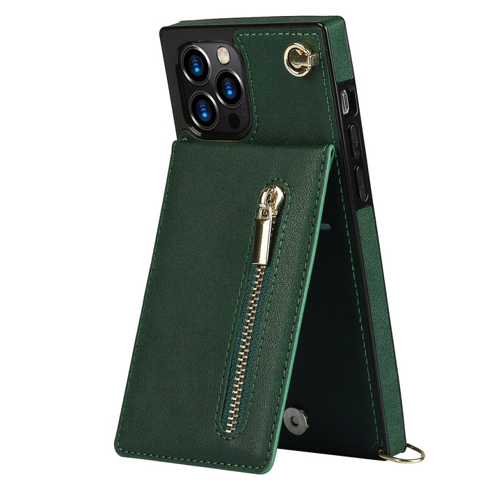 Kunstleder Brieftaschen/Kartenfach Hülle/Case zum Umhängen für iPhone 16, 15, 14-Serie | ZITOCASES®