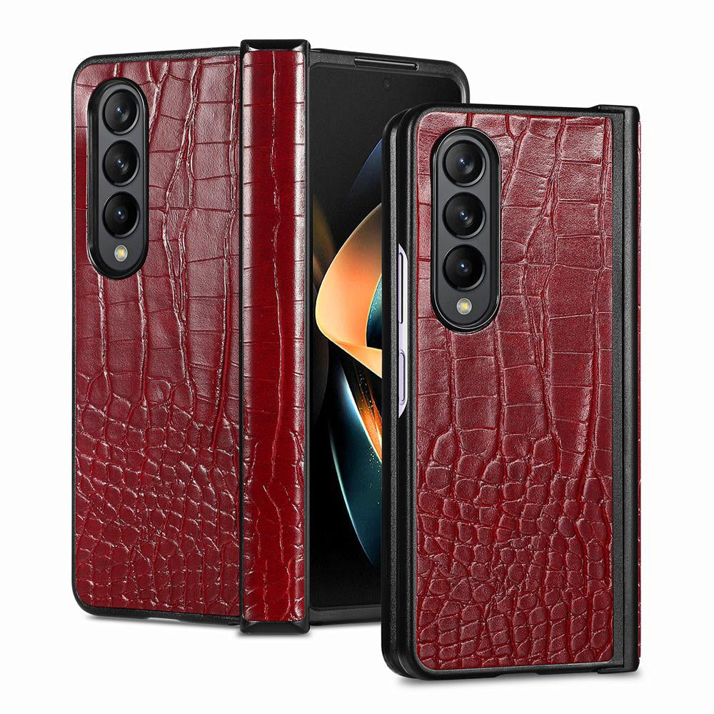 Krokodil-Leder Optik Hülle/Case für Samsung Galaxy Z Fold 6, 5, 4, 3, 2 | ZITOCASES®